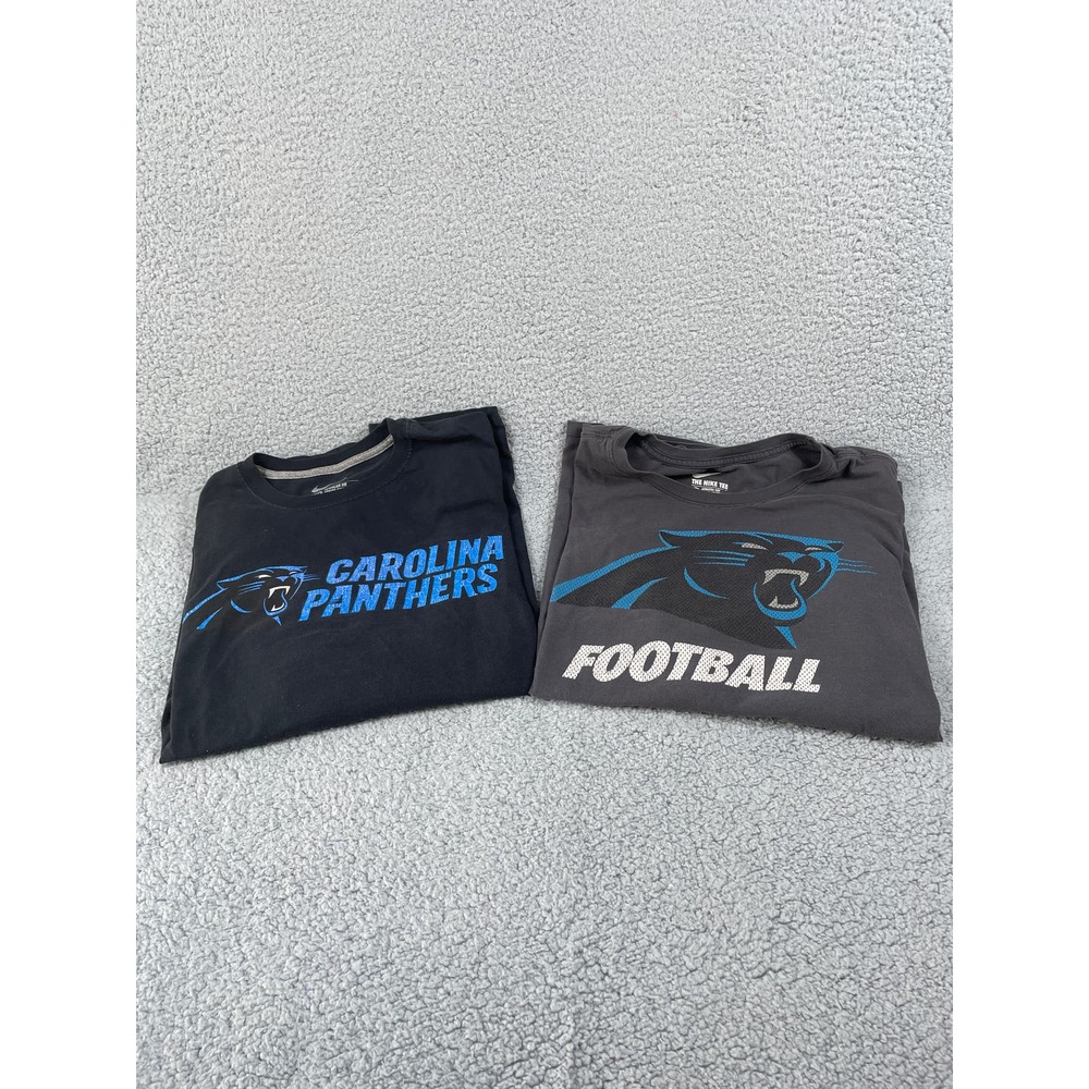 Nike Men's Carolina Panthers Set Of 2 Shirts Size XXL